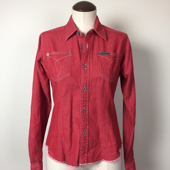 Calvin Klein Vintage Western Shirt - Picture 1 of 7
